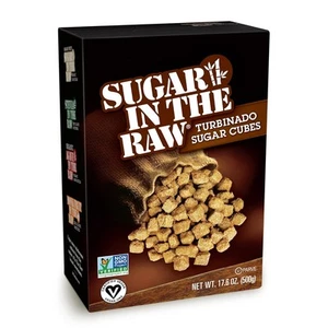 Sugar In The Raw Turbinado Sugar Cubes 17.6oz Natural Non-GMO Vegan Kosher - Picture 1 of 6