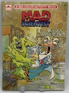 Mad Scientist Coloring and Activity Book 1988 Golden Books Unused Rare - Picture 1 of 5