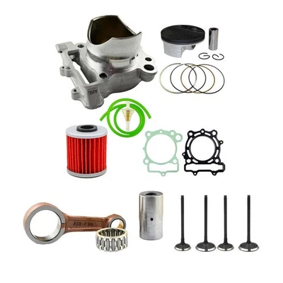 Cylinder Piston ConRod Valve For Kawasaki KX250F KXF250 09~16 Engine Rebuild Top - Image 1 of 4