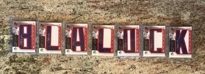 2006 SP Authentic By The Letter Patch Auto Hank Blalock Complete Name BL-HB / 50 - Picture 1 of 2