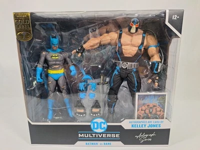 McFarlane DC Multiverse Batman vs Bane Megafig paquete de 2 Kelly Jones firma automática Foto 1 de 4