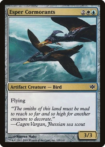 Esper Cormorants NM/M Conflux Multicolor Artifact Creature Bird Mtg Magic  - Image 1 of 1