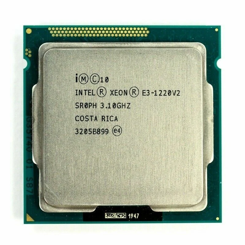 Intel Xeon E3-1220 V2 CPU Quad-Core SR0PH 3.1 GHz 8M 5 GT/s LGA 1155 Processor - Image 1 of 1