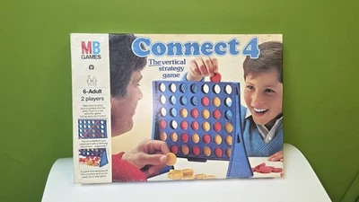 Vintage Connect 4 Four MB Games 1984 Complete Boxed! - Image 1 of 3