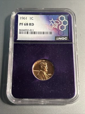 1961 1C PF 68RD Graded By NGC In Customer Traderbea Purple Core - Image 1 of 2