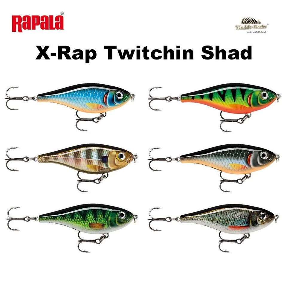 Rapala X-Rap Twitchin Shad 8cm 13g Jerkbait Barsch Zander Hecht Wobbler  - Bild 1 von 1