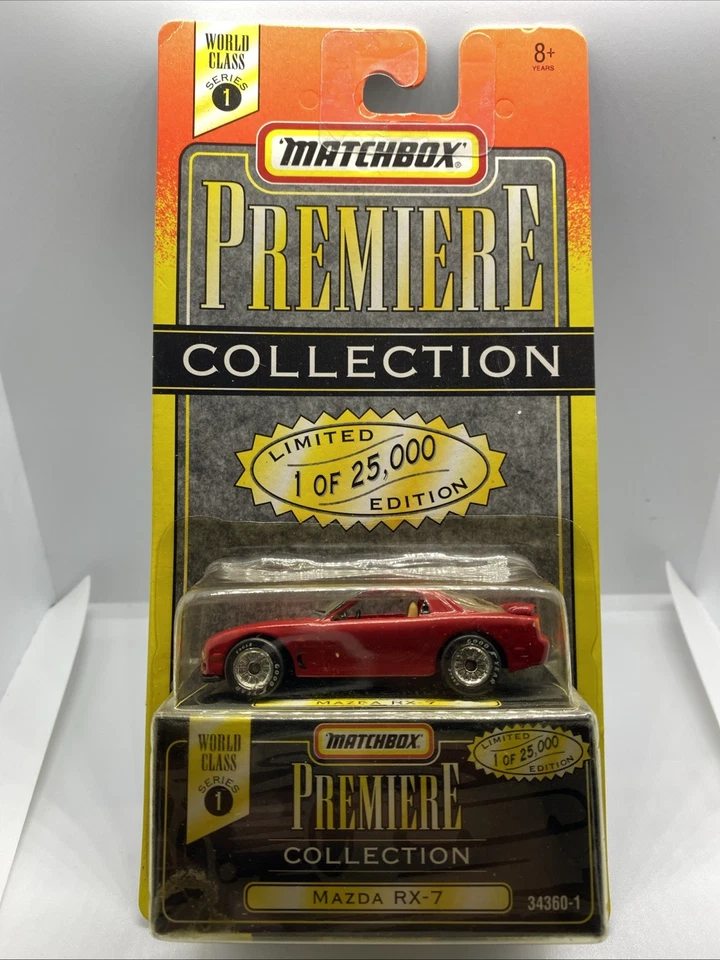 1995 Matchbox Series 1 Premiere Collection Limited Edition Mazda RX-7 Red - Image 1 of 1