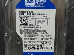 Western Digital Blue WD5000AAKX 3.5in 500GB HDD - Picture 1 of 5