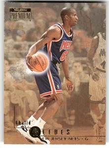 Tarjeta de baloncesto 1996-97 SkyBox Premium #172 Khalid Reeves New Jersey Nets - Imagen 1 de 2