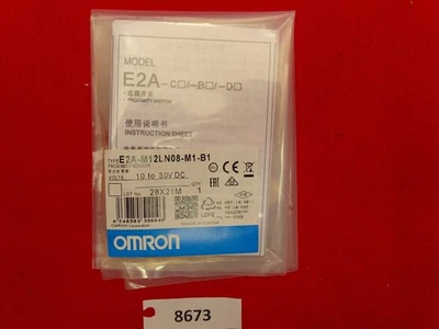 OMRON Inductive Sensor E2A-M12LN08-M1-B1 - Image 1 of 3