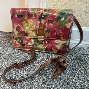 Bolso Bandolera Patricia Nash Floral Multicolor Estilo Vintage Cartera - Imagen 1 de 13