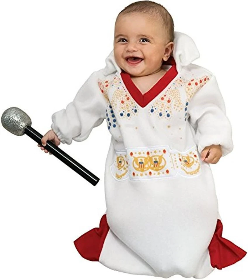 Elvis Presley Bunting Aloha Eagle Cute Fancy Dress Halloween Baby Child Costume - Image 1 of 2