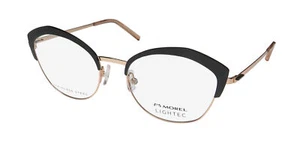 LIGHTEC 30200L CAT EYE LENSES MADE IN FRANCE RETRO SHAPE EYEGLASS FRAME/GLASSES - Picture 1 of 9