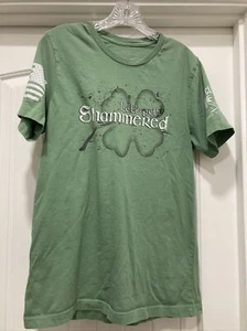 Grunt Style Club SZ L Let's Get Shammered Irish Four Leaf Clover Green T-Shirt - Picture 1 of 10