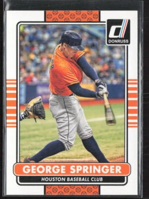 2015 Panini Donruss #93 George Springer - Image 1 of 2