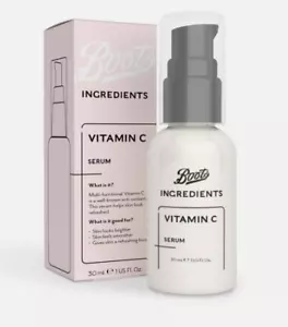 Boots Ingredients Vitamin C Skin Serum - 1 fl oz - Face/Neck - NEW - Picture 1 of 1