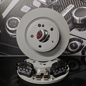 NEW Genuine Mercedes-Benz C117 CLA REAR Brake Discs & Brake Pads Kit - Picture 1 of 5