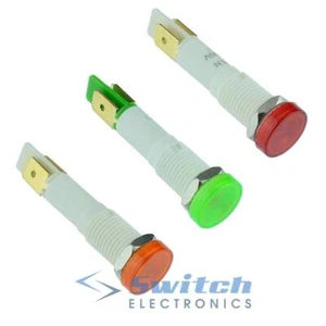 10mm Panel Indicator Light 220V - Red Green Yellow - Picture 1 of 8