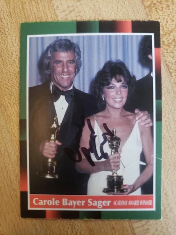 Carole Bayer Sager Custom Signed Card - Grammy Award Winner Cover