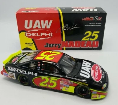 Acción Jerry Nadeau #25 UAW Delphi 2002 Monte Carlo 1/24 Diecast NASCAR en caja Foto 1 de 4