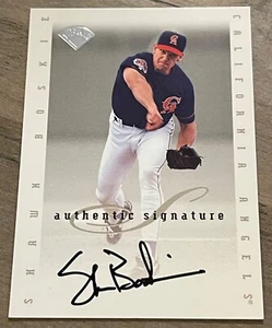 1996 Donruss/Leaf Authentic Signature Series Baseball Shawn Boskie Angels - Bild 1 von 2