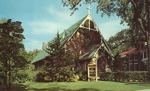 Postal de la capilla postal Fort Leavenworth Kansas 1966 - Imagen 1 de 2