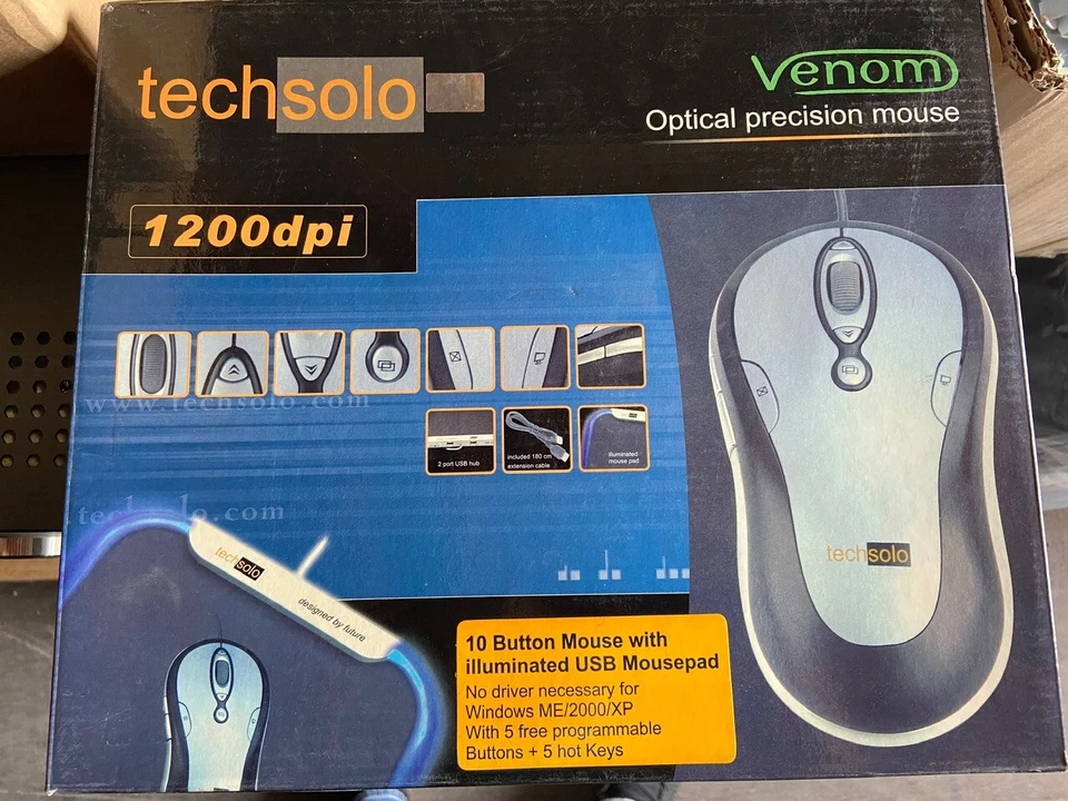 Optical precision mouse with optical mouse pad - Image 1 of 4