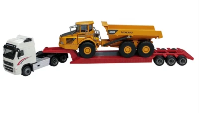 Cararama 185003 Volvo FH12 with Tipper A40D Scale 1/87 - Tracked 48 Post - Image 1 of 4