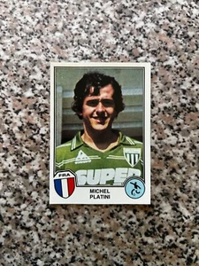 SPORT SUPERSTARS EUROFOOTBALL 82 PANINI N.149 PLATINI ORIGINALE NEW CON VELINA - Foto 1 di 1