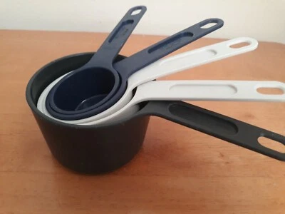 Trudeau Measuring Cups Set Of 5 Assorted Colors Stackable - Image 1 of 4