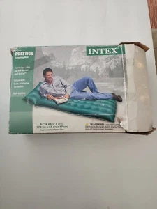 Vintage Intex Camping Beach Pool Raft Inflate Mat 27"×67" Canvas / Vinyl Outdoor - Picture 1 of 1