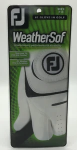 Guanti da golf FootJoy WeatherSof per tutte le stagioni mano sinistra da uomo X-Large bianco/nero - Foto 1 di 4