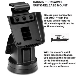 MONTAJE DE LIBERACIÓN RÁPIDA GARMIN INCLINABLE/GIRATORIA para echoMAP™ 43dv y echoMAP™ 44dv - Imagen 1 de 8