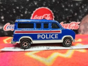 Vintage Majorette Fourgon  Police Van  1/65  Diecast  France - Picture 1 of 13