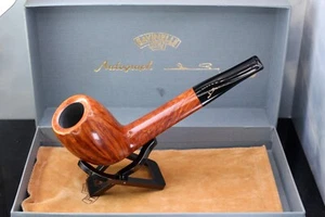 UNSMOKED SAVINELLI Autograph Grade 6 Pipe DIAMOND SHANK STACK BILLIARD 360 verti - Picture 1 of 20