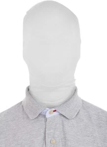 White Morphmask for Costume Cheap Full Face Halloween Morphsuit Morph Mask - Picture 1 of 2