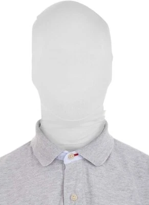 White Morphmask for Costume Cheap Full Face Halloween Morphsuit Morph Mask - Image 1 of 2