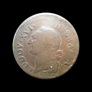FRANCE SOL 1789 K LOUIS XVI BORDEAUX KM 578.8 #6519# - Picture 1 of 2