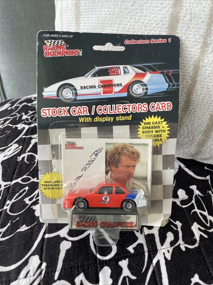 1989 #9 BILL ELLIOTT СЕРИИ 1 - РЕЗИНОВАЯ ШИНА - ОРАНЖЕВАЯ КРАСКА #1223             - Изображение 1 из 4