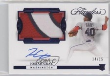 2022 Flawless Horizontal RPA Sapphire 14/15 Josiah Gray Rookie Patch Auto RC