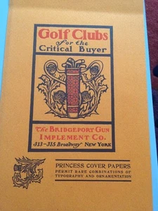 GOLF.Publicité Américaine Pour Golf Clubs, Fin XIXEME. - Bild 1 von 3