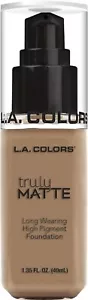 LOT OF 2 L.A. COLORS Truly Matte Foundation, COOL Beige CLM359, 1.35 Fl. Oz. - Picture 1 of 2