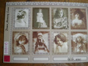  Lovely Die Cut Toppers by Doolicraft. 'Down Memory Lane D196'   (197) M - Picture 1 of 3