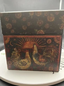 Bob’s Boxes Primitive Rooster Rise & Shine Signed - Picture 1 of 11