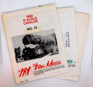 The Train Master House Hobbies 1982 1983 N Scale Catalogs New Jersey Railroads - Picture 1 of 4