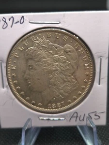 1887-O Morgan Silver Dollar – AU– New Orleans Mint – Strong Strike-RARE - Picture 1 of 2