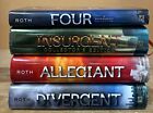 DIVERGENT Complete Series Lot of 4 (#1-4) Matched Set of HARDCOVER Books - Roth