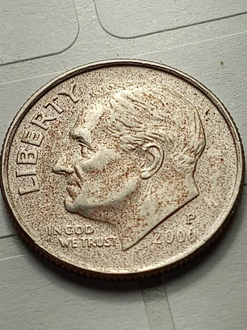 2006-P 10C Roosevelt Dime,die crack under torch Cover