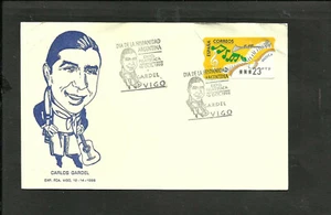 FUNDA GARDEL CON CANCELACIÓN ALEGÓRICA, ESPLÉNDIDA! - Imagen 1 de 1