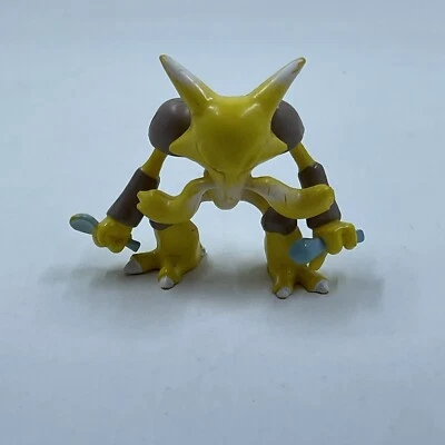 Mini Figura De Colección Tomy Pokemon Alakazam CGTSJ Gen 1 Nintendo 1999 Foto 1 de 2